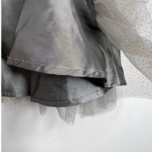 NWOT Pink & Violet Sleeveless Lace Glitter Mesh Dress - Picture 11 of 11